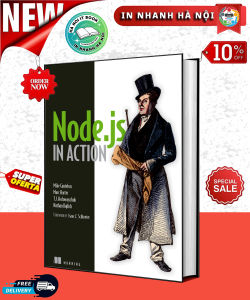 Bìa cán màu Node.js in Action - Hanoi IT Book