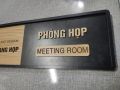Biển bảng gỗ decor PHÒNG HỌP - văn phòng làm việc Góc Nhà Gỗ. 