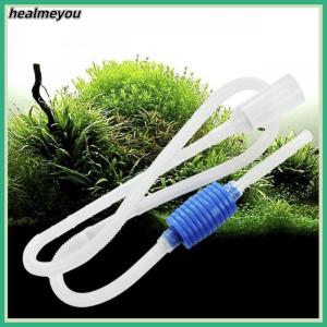 HEALMEYOU  Handheld Fish Tank Aquarium Cleaner Water Changer Pump Siphon Hose Cleaning Accessories