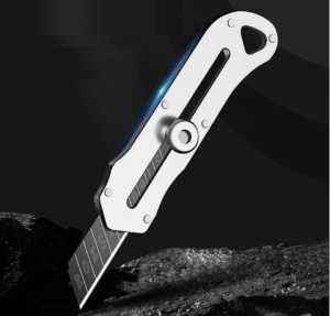Pisau cutter full stainless steel anti karat / cutter anti karat serbaguna pemotong multifungsi