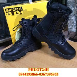 Giày Lính Mỹ SWAT cao cổ - Giày phượt dã ngoại du lịch giày Nam đặc nhiệm chống trơn trượt