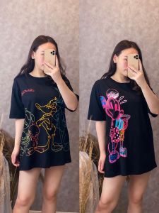 Kaos Oversize Wanita & Atasan Wanita Jumbo Bahan Cotton Combed 30s