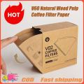 100PCS V60 Coffee Filter Paper No Bleach Drip Coffee Maker Filter With Anti Dust Storage Box. 