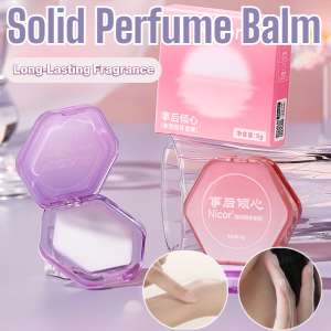 Solid Perfume Balm Long-Lasting Fragrance Portable Antiperspirant Solid Perfume Natural Fresh Deodorant For Men Women