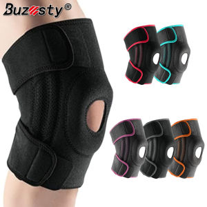Buzesty ELITE Knee Brace With Side Stabilizers & Patella Gel Pads For Maximum Knee Pain Support And Fast Recovery For Men And Women One Size Fits All
