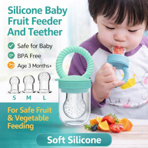 All-Silicone Baby Fruit And Vegetable Teething Toy Food-grade Baby Pacifier Fruit-Based Baby Food Supplement