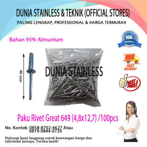 Paku Rivet Great 649 (48x127) /100pcs