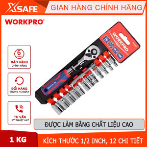 Bộ đầu cờ lê thay thế (1 set = 12 cái) kích thước 1/2 inch Workpro - WP202558