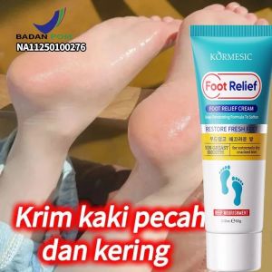 Foot Relief Cream 60g Melembabkan memperbaiki kulit cream kering krim kaki foot cream obat kaki pecah pecah tumit kaki pecah dan kering Penghalus kaki kasar dan pecah Mencegah Kekeringan Mencegah Kaki Retak Krim Pelembab Dalam Krim Perawatan Kaki