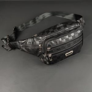 Tas Selempang Terbaru Polo Amstar Kulit PU Waist Bag Tas Pinggang Pria Wanita