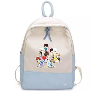 PVJ Tas Karakter BTS BT-21 Ransel Anak Perempuan Sekolah Backpack kid school