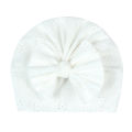 Soft Newborn Baby Girls Hats Dot Prints Bowkont Baby Hat Infant Turban Elastic Floral Caps. 
