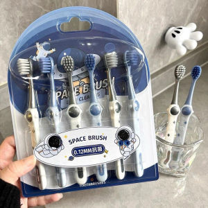 SET 6 Bàn Chải Đánh Răng Cho Bé Hình Phi Hành Gia phù hợp cho bé từ 3-12 tuổi