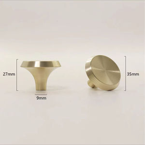 MONOI modern minimalist brass metal furniture cabinet handle home decoration round hardware knob handle