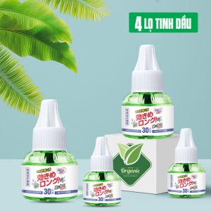 Bộ đèn xông tinh dầu đuổi muỗi côn trùng Nhật Bản Fiell Minh House Thiên nhiên