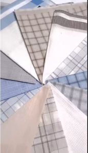 Eason Mall COD Cotton Plaid Handkerchief - Breathable & Stylish 6/12 Pcs Assorted Pastel Sets for Lady Girl & Men