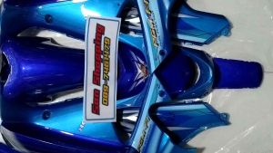 ชุดสี125iไฟเลี้ยวบังลมสีน้ำเงินฟ้า เฟรม125i แฟริ่ง125Sโฉมiปี2548-2554
