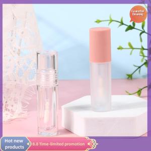 Graceful 3ml Bottled Round Transparent Empty Lipstick Tube DIY Lip Glaze Lip Gloss Container Frosting Lip Balm Tube Sample Container