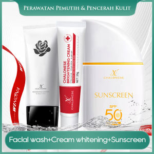 CHALONESE BRIGHTENING GLOW SERIES (1 PCS FACIAL WASH +1 PCS BRIGHTENING CREAM +1 PCS SUNSCREEN)