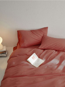 Velvet Glade 890TC bedsheet set 100% cotton soft simple white elegant high-quality sleep Mite prevention