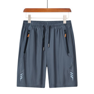 M-8XL Big Size Plus Size ice Silk Shorts Fitness Men Women Couples Yoga Summer Swimming Trunks Elastic Quick-Drying Sports Pants