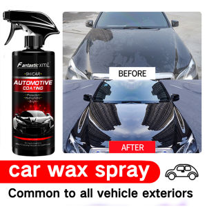 Car Wax Spray Coating Agent Quick Coat Ceramic Coating Car Wax Polish Spray Waterless Car Wash and Wax Hydrophobic Top Coat Polish For Cleaning and Shining Car Car Cleaning Products Car Detailing Product Car Wash