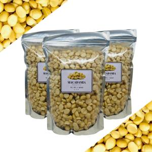 Raw Macadamia Nuts 1 kilogram in Resealable Pouch - Imported from USA