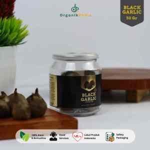 Black Garlic Bawang Hitam tunggal Premium Organikpedia 50gr