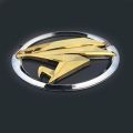 KLNU Toyota Harrier Lexus Eagle logo gold bird logo front grille trunk logo. 