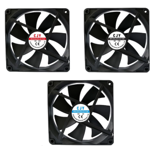 Quiet 14025 Double Ball Bearing Fan Optimized Airflow Design Compatible with 3D Printers Networking Devices DVR Systems