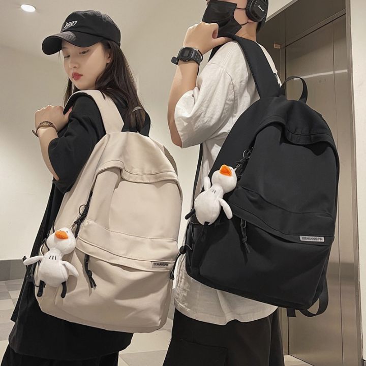 UISNMALL Women Men Backpack Female Korean College School Bags Ladies School Backpack No ornaments B1512 Lazada PH