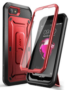 SUPCASE UB Pro Phone Case for iPhone SE 2022/iPhone SE 2nd 2020/ iPhone 7/ 8 Built-in Screen Protector & Kickstand Full-Body Rugged Holster Case Cover