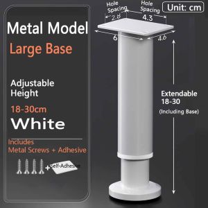 OUTOPEN Adjustable Height Furniture Support Legs Heavy-Duty Load-Bearing Bed Beam Support Leg Universal DIY Accessories Sofa Leg Bracket Bed Frame Support