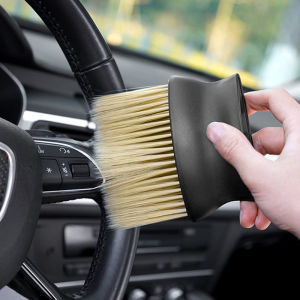 [caichuitan] Sweeping Dust Soft Brush Car Wash Tool Artifact Car Interior Gap Dust Brush Air Outlet Cleaning Brush