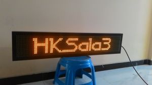 Running Text Kuning 20x140cm Wifi Outdoor