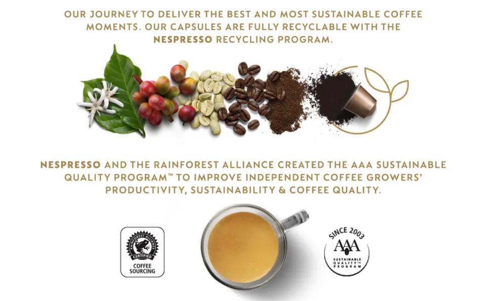 Nespresso Cape Town Envivo Lungo (Dark Roast Espresso Coffee) 10