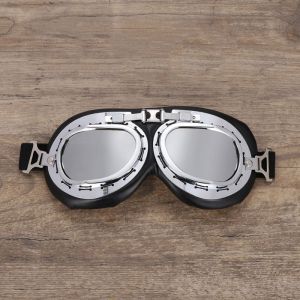 DOUBLEL Windproof UV Sandproof Vintage Protection Eye Protector Motorbike Cycling Sunglasses Knight Equipment Bike Eyewear Wind Glasses Wind Mirror Motorcycle Glasses Helmet Antiparras Motorcycle