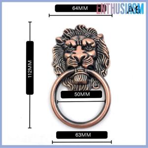 【Enthusiasm】🌟🌟【Hot Sale】🎈 Núm và kéo tay nắm đầu sư tử bằng đồng cổ mới cho tủ quần áo tay nắm cửa Tủ Ngăn Kéo tay nắm cửa