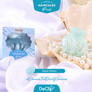 Declip Jedai Haircules Gigi 5 Ukuran 5cm Warna Aqua Green Pearl