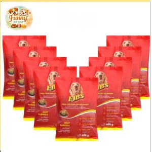 Combo 9 gói thức ăn cho chó Fib’s 400g – Hạt cho chó trưởng thành dinh dưỡng cân đối tặng kèm 1 xúc xích