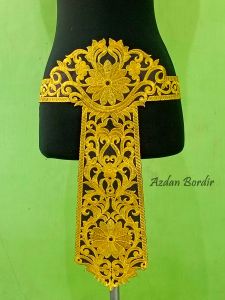 Renda Bordir Sabuk Lidah Mentari