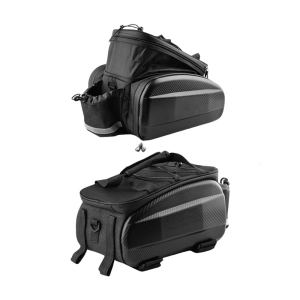 Expandable Cycling Panniers Bag Heavy Type Polyester Carbon Bike Panniers Bag for Cycling Gear Organization