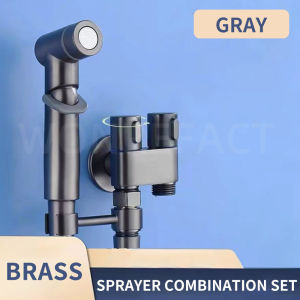 Portable Handheld Toilet Bidet Sprayer Brass Handheld Bidet Faucet Bathroom Household Shower Quick Cleaning