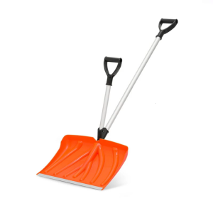 Aluminum Alloy Handle Winter Snow Shovel Ergonomic Design Lightweight PP Plastic Tool for Driveway and Outdoor Use