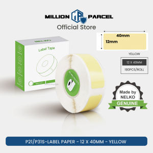 NELKO P21 & POLONO P31S Waterproof and Tear-proof White Paper Sticker | Transparent Sticker | Custom Sticker Label