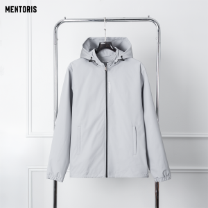 MENTORIS - Áo Khoác Gió Nam Cao Cấp 2 Lớp Cản Gió Chống Nước Nhẹ Thiết Kế Bo Chun Đẹp Mắt Giữ Ấm Tốt Thoải Mái Vận Động MCKG25W001
