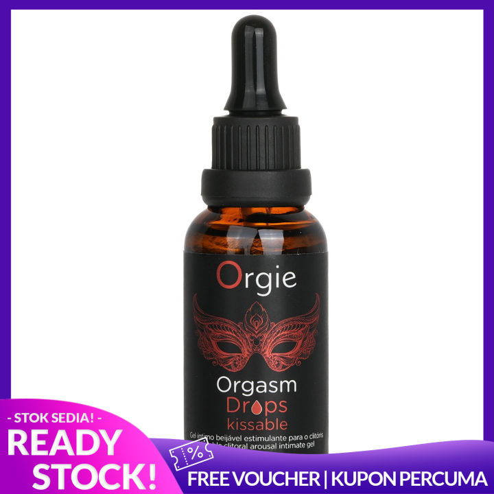 Orgie Orgasm Drops Kissable Clitoral Arousal Intimate Gel Lubricant