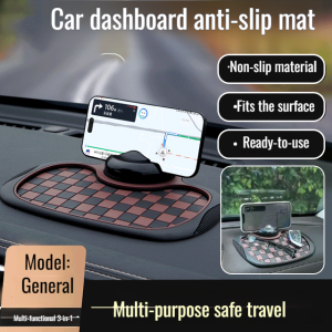 Nonslip Mat Seat Cover Cell Phone Navigation Bracket Cell Phone Holder Odorless Adjustable Height 汽车仪表台防滑垫