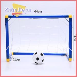 zhanjietun Greenwind Folding Mini Football Soccer Goal Post Net Set with Pump Kids Toy
