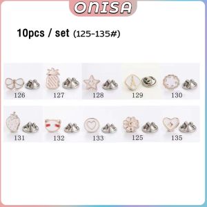Onisa Anti-Exposure Pearl Decorative Button Twist No Seam Buttons Flower Snaps Fastener Button